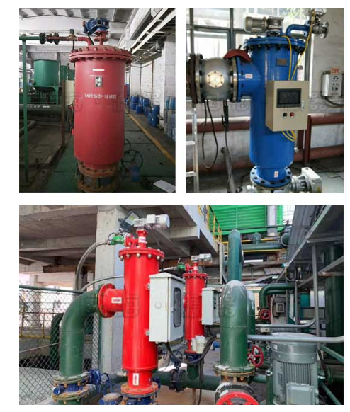 立式全自動自清洗過濾器應用安裝現場 立式全自動自清洗過濾器應用安裝現場