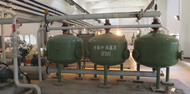 工業(yè)淺層砂過濾器應(yīng)用現(xiàn)場
